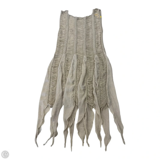 Swimwear Cover-up By Clothes Mentor In Beige, Size: Osfm