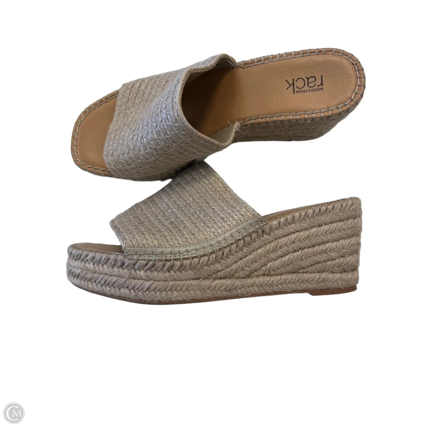 Shoes Heels Wedge By Nordstrom In Beige, Size: 9