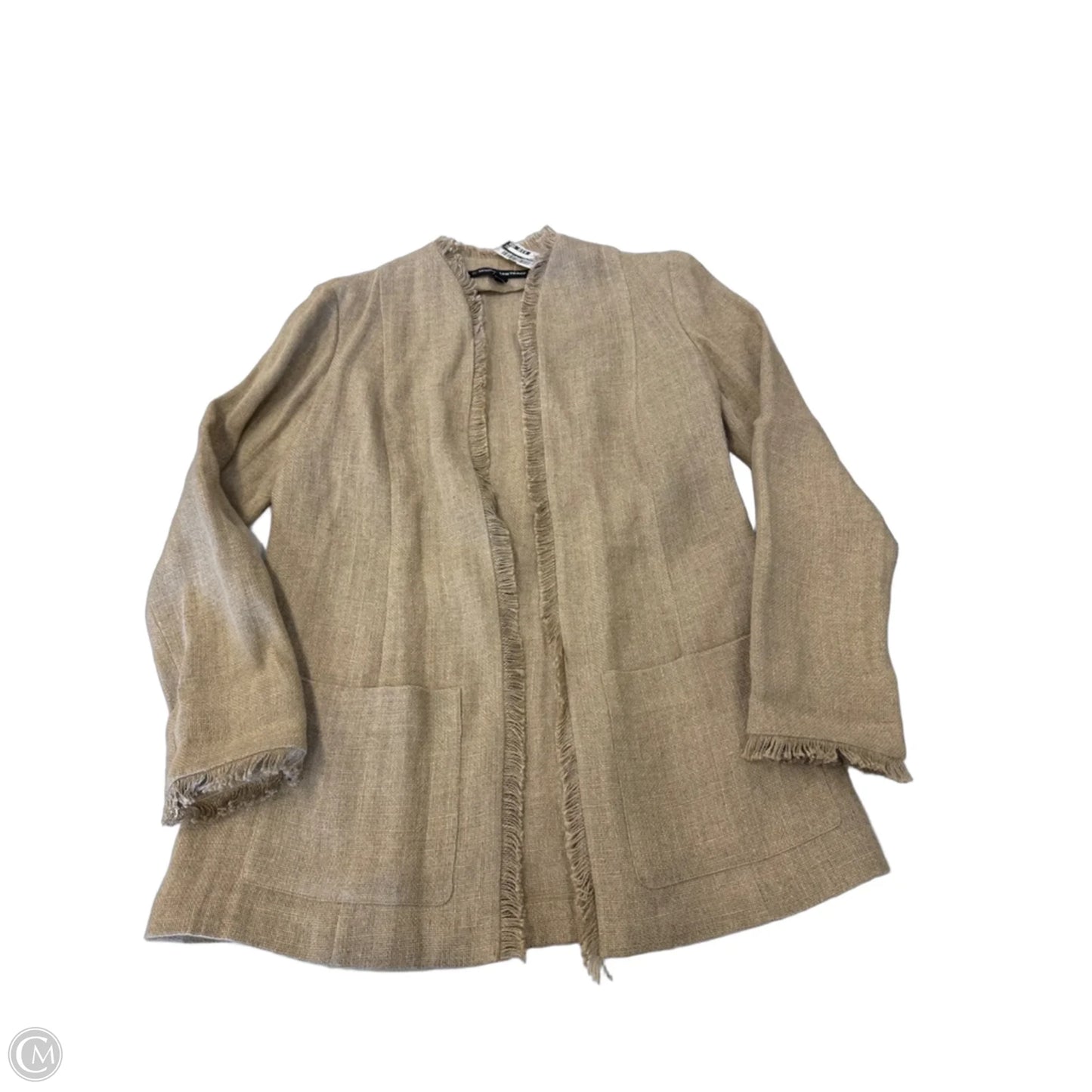 Blazer By Ellen Tracy In Beige, Size: 10