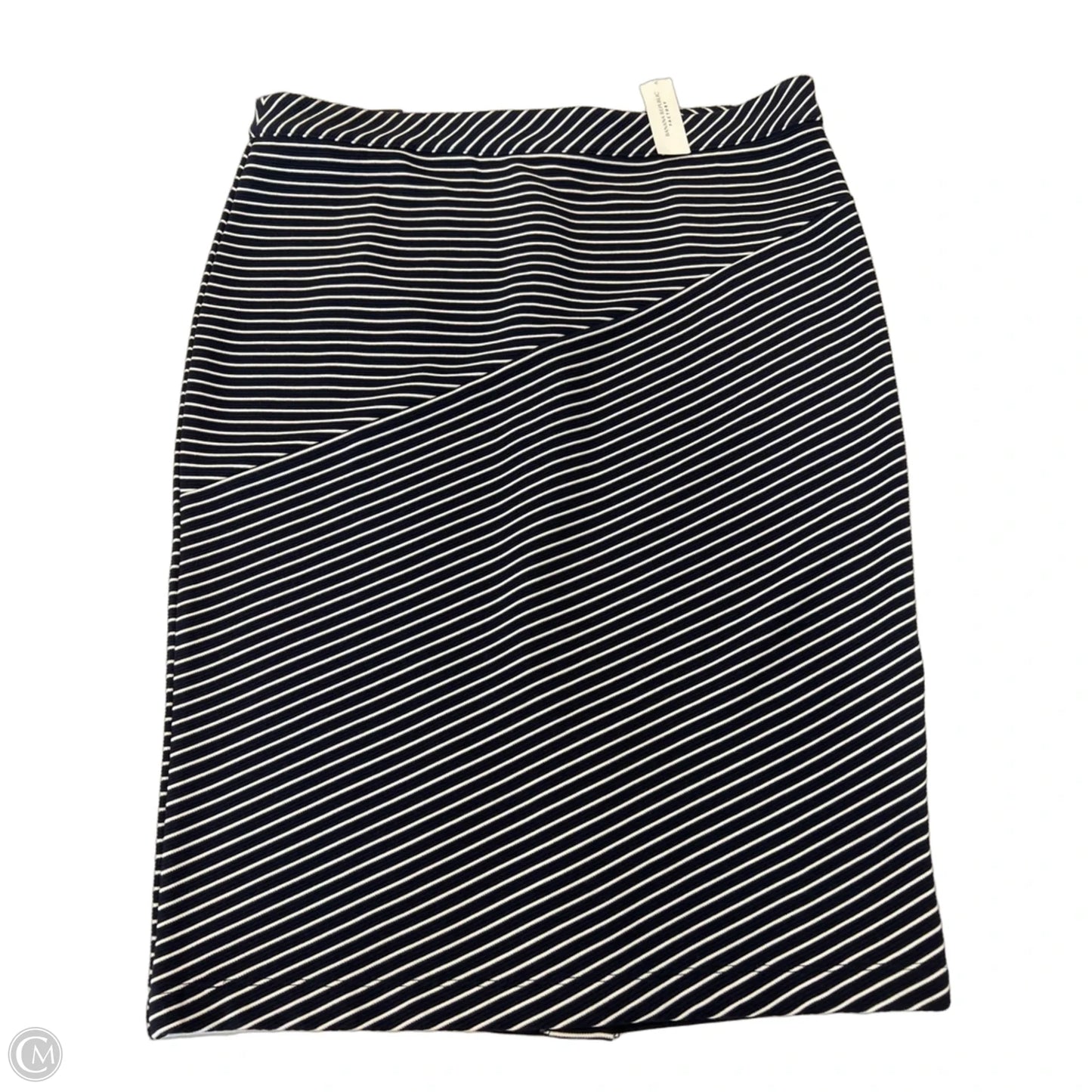 Skirt Midi By Banana Republic In Striped Pattern, Size: 16