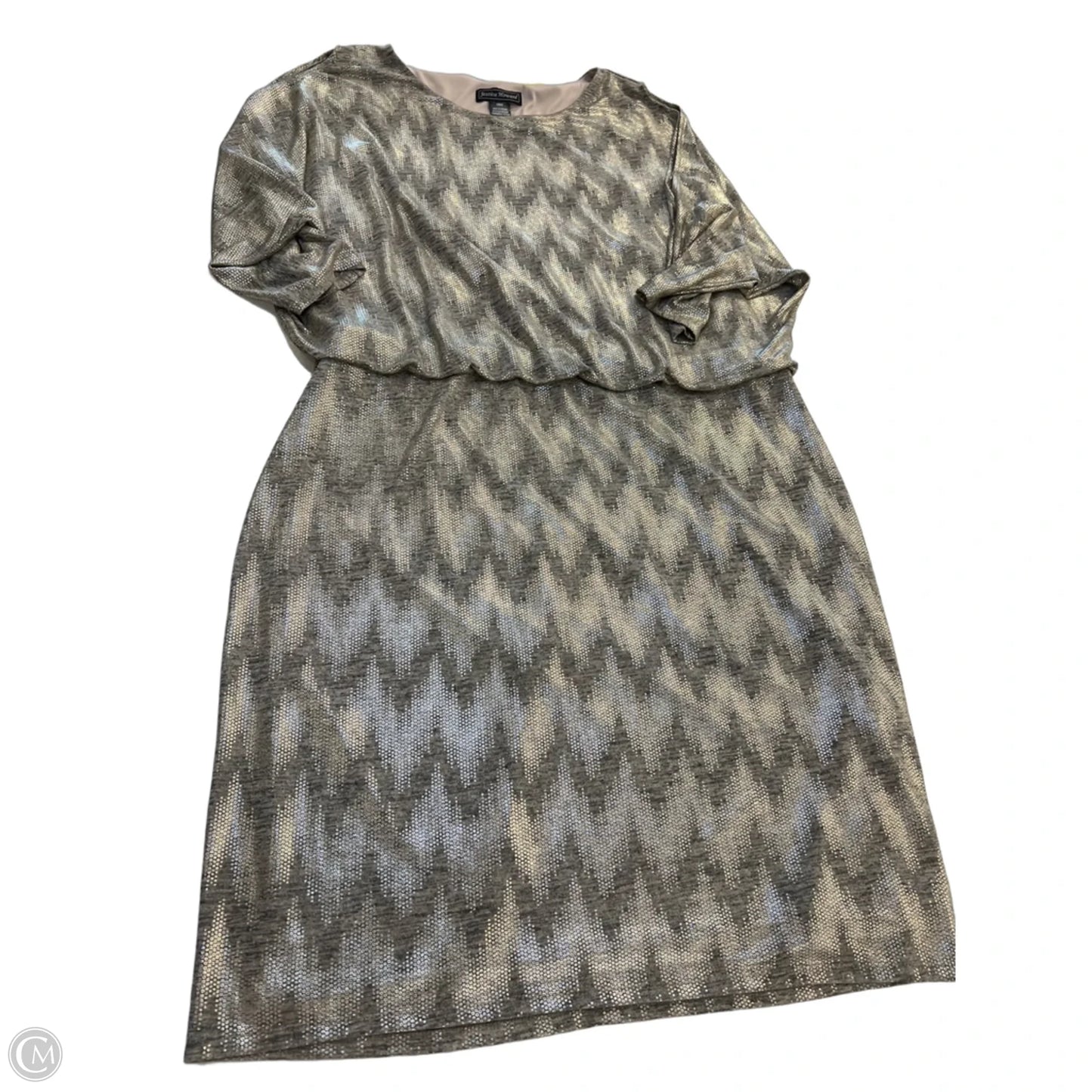 Dress Party Midi By Jessica Howard In Gold, Size: 16
