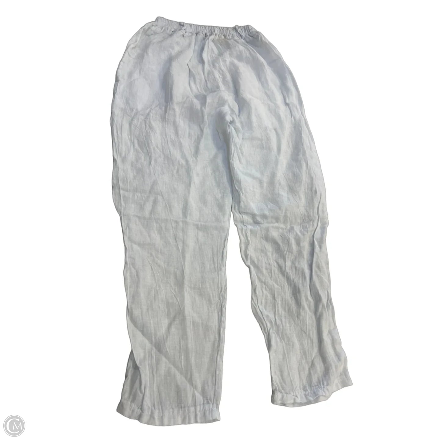 Pants Linen By Clothes Mentor In White, Size: Osfm