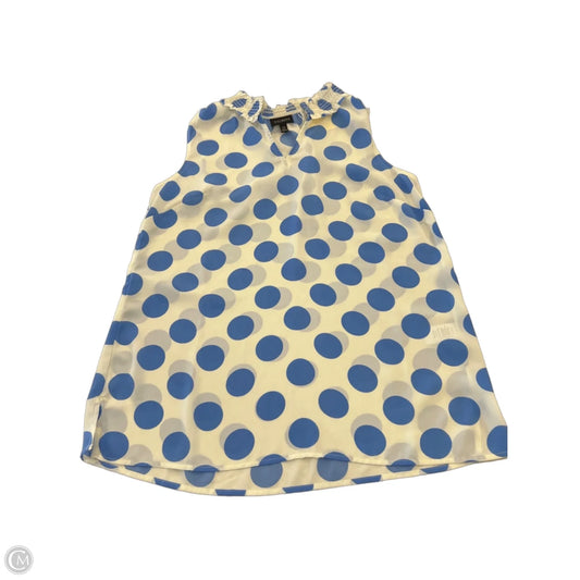 Top Sleeveless By Talbots In Polkadot Pattern, Size: Xs