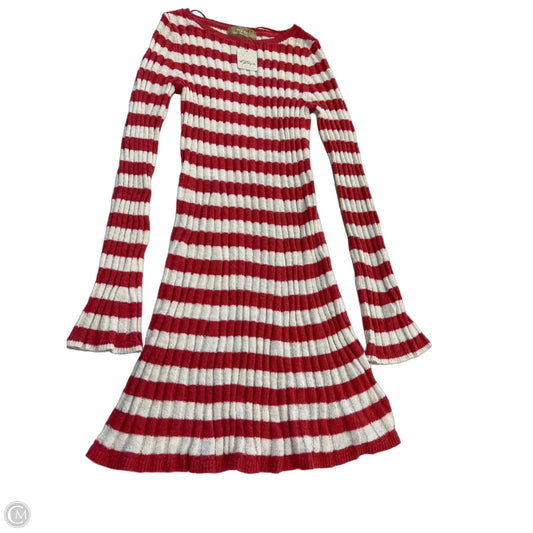 Dress Casual Midi By Free People In Striped Pattern, Size: M