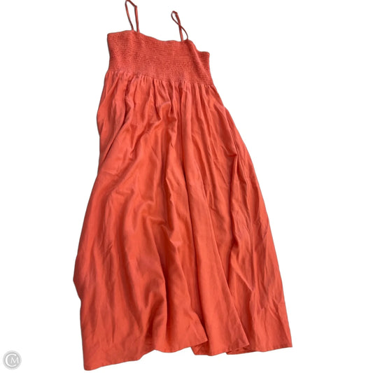 Dress Casual Maxi By Clothes Mentor In Coral, Size: L