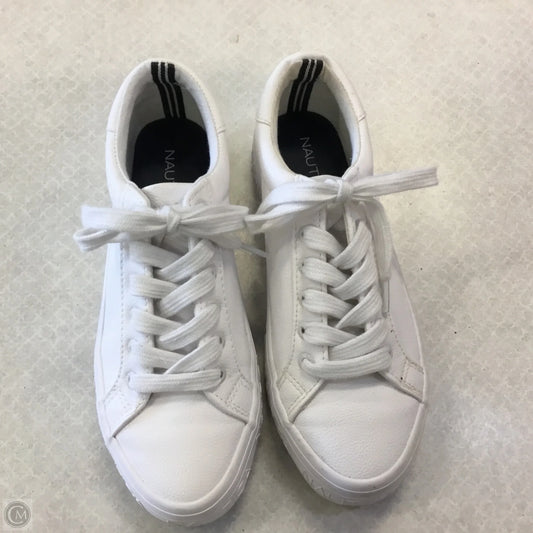 Shoes Sneakers By Nautica In White, Size: 7