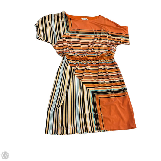 Dress Casual Midi By London Times In Striped Pattern, Size: 8