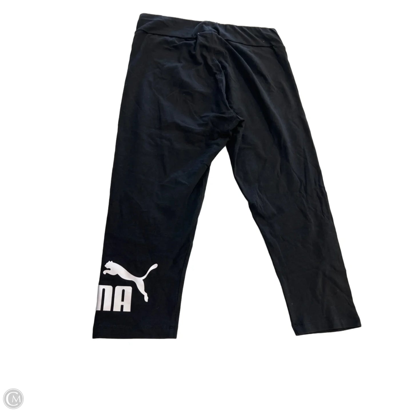 Athletic Capris By Puma In Black & White, Size: M