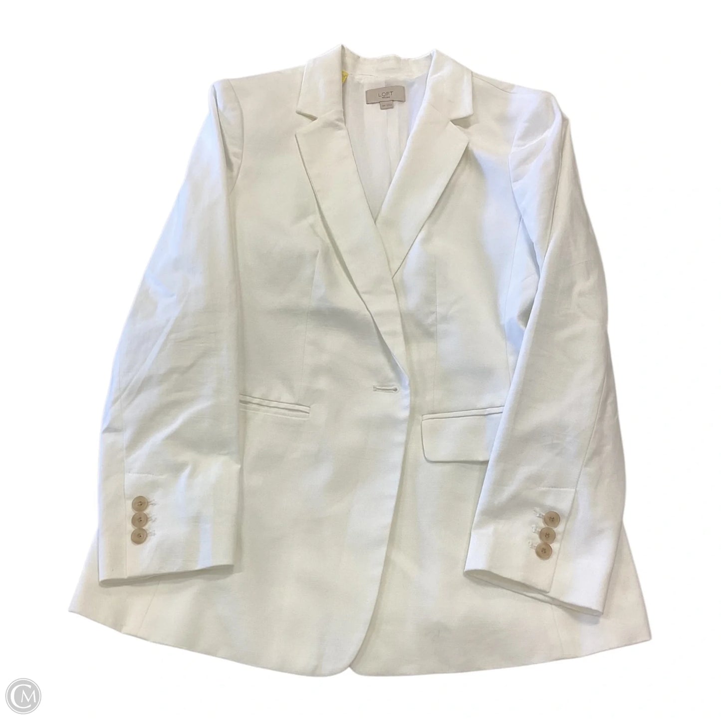 Blazer By Loft In White, Size: 10p
