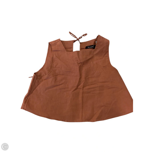 Top Short Sleeve By Clothes Mentor In Copper, Size: S