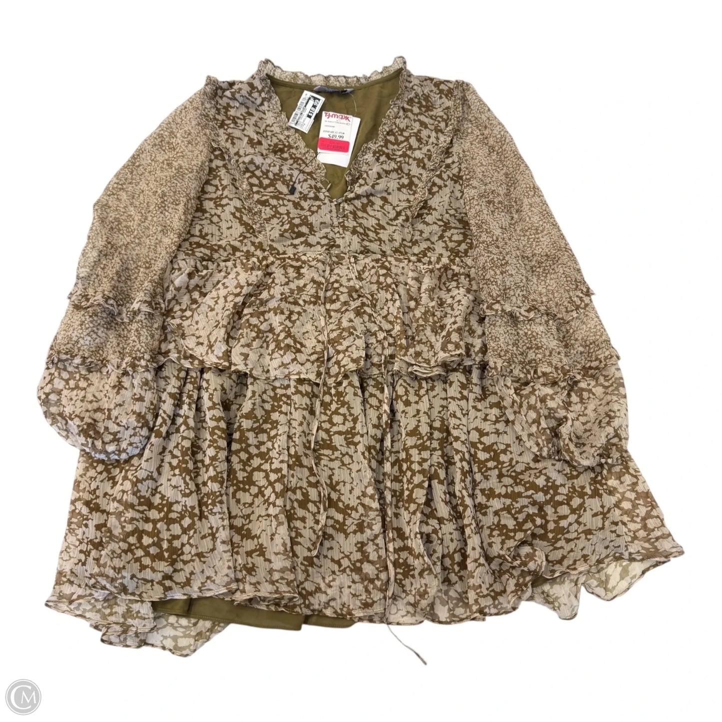 Dress Casual Short By Clothes Mentor In Green, Size: M