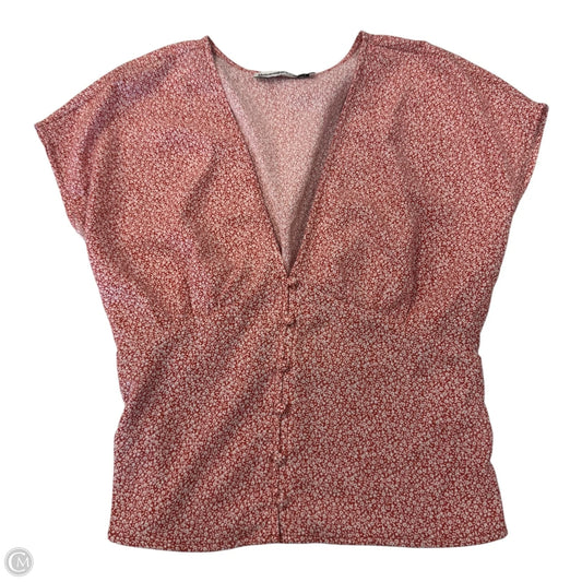 Top Sleeveless By Abercrombie And Fitch In Floral Print, Size: S