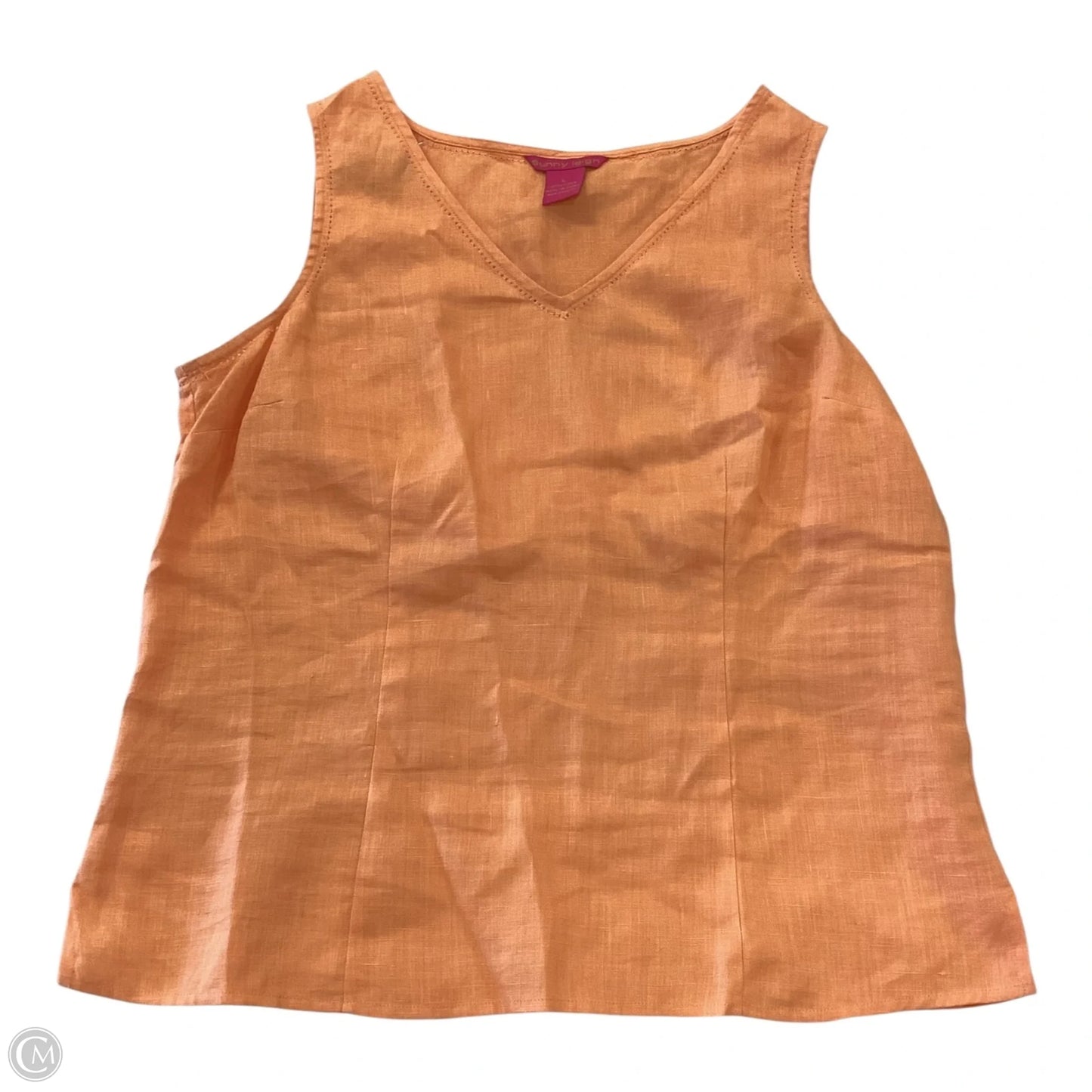 Top Sleeveless By Sunny Leigh In Orange, Size: L