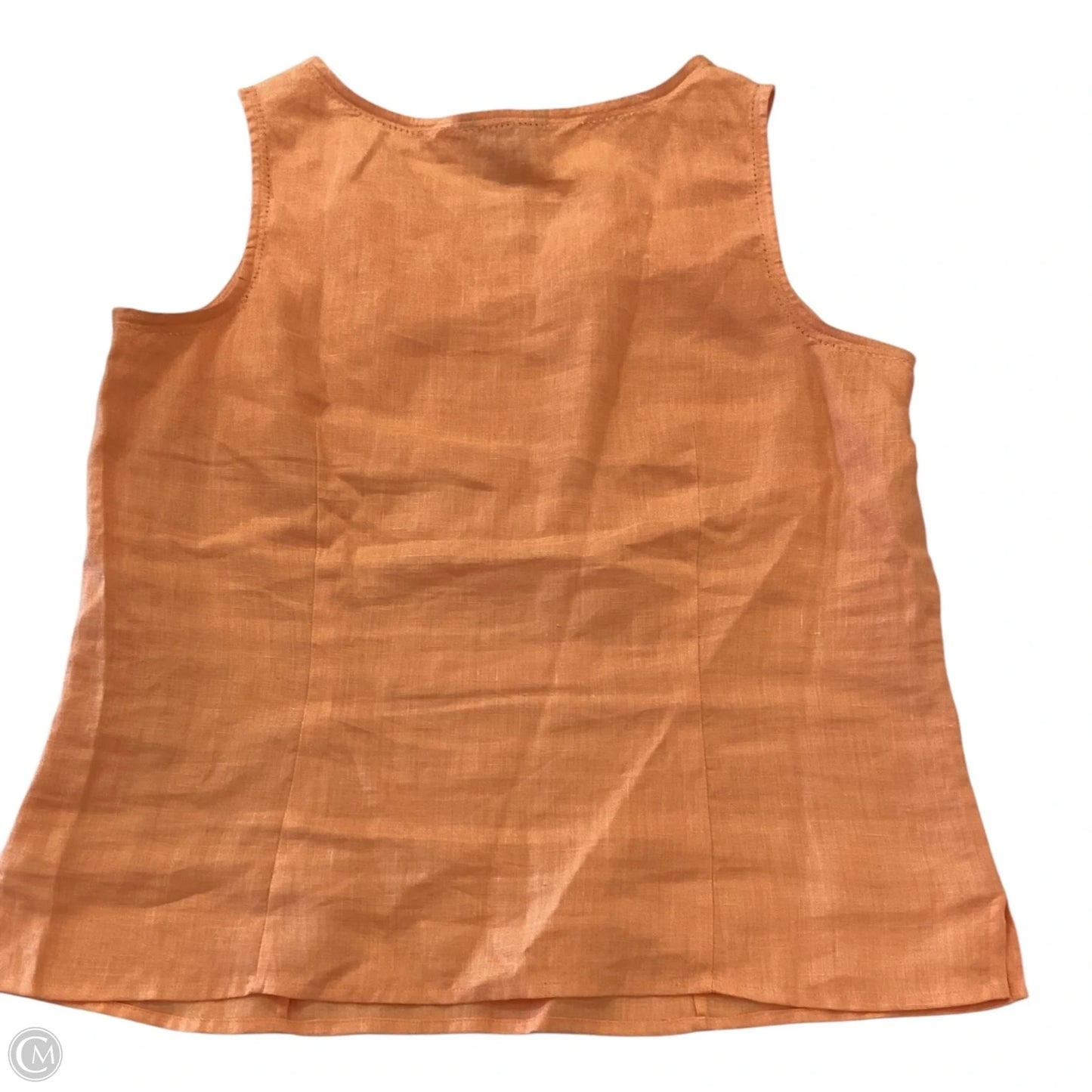 Top Sleeveless By Sunny Leigh In Orange, Size: L