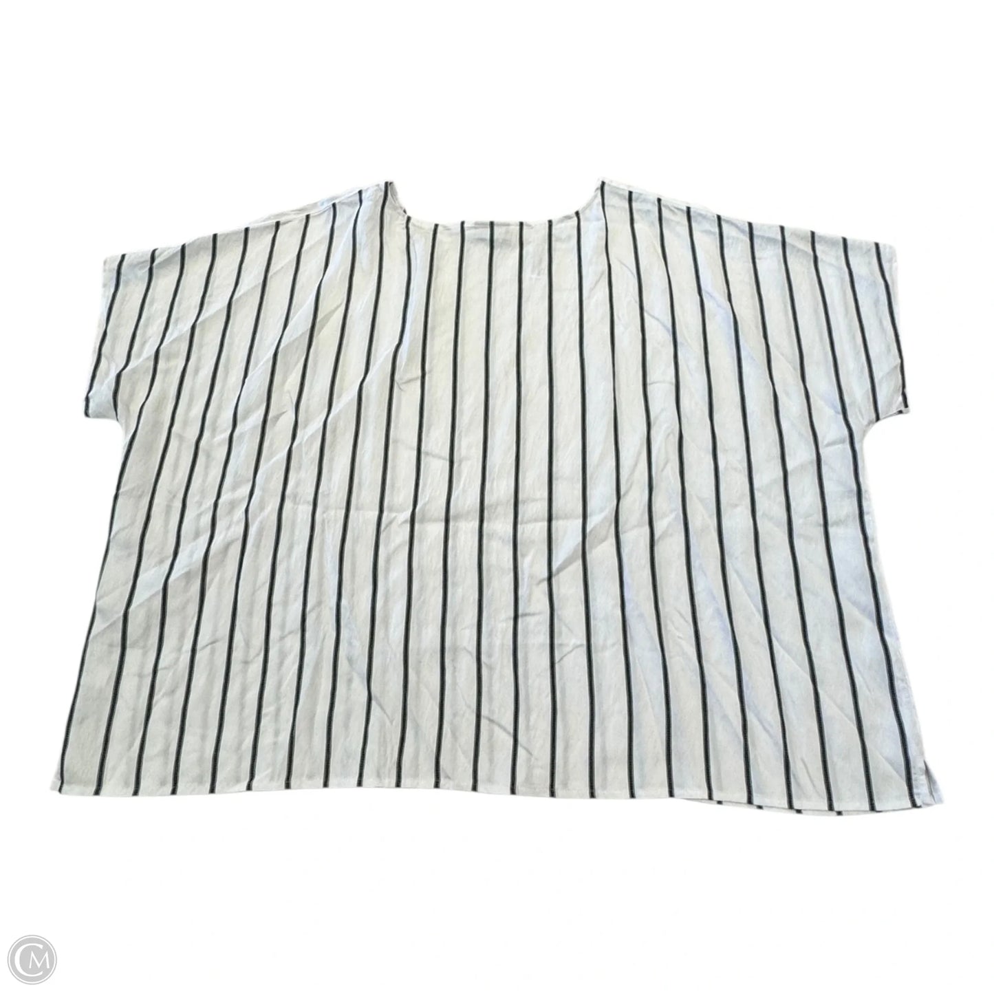Top Short Sleeve By J. Jill In Striped Pattern, Size: 2x