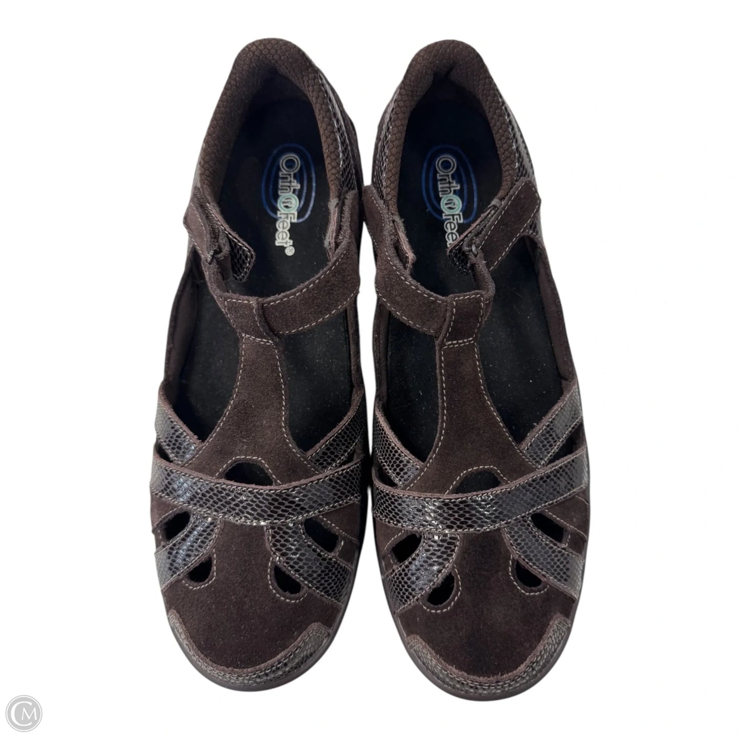 Sandals Sport By Clothes Mentor In Brown, Size: 10.5