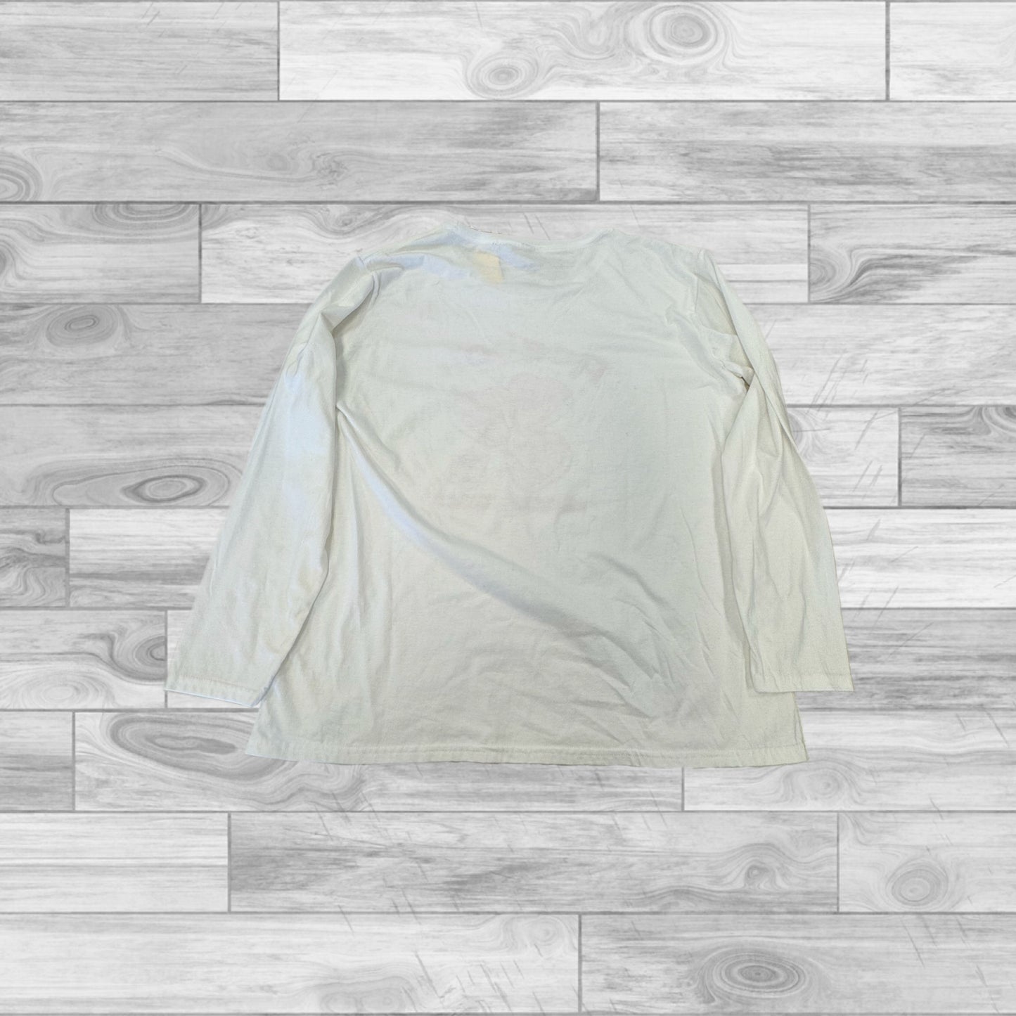 White Top Long Sleeve Basic Reebok, Size L