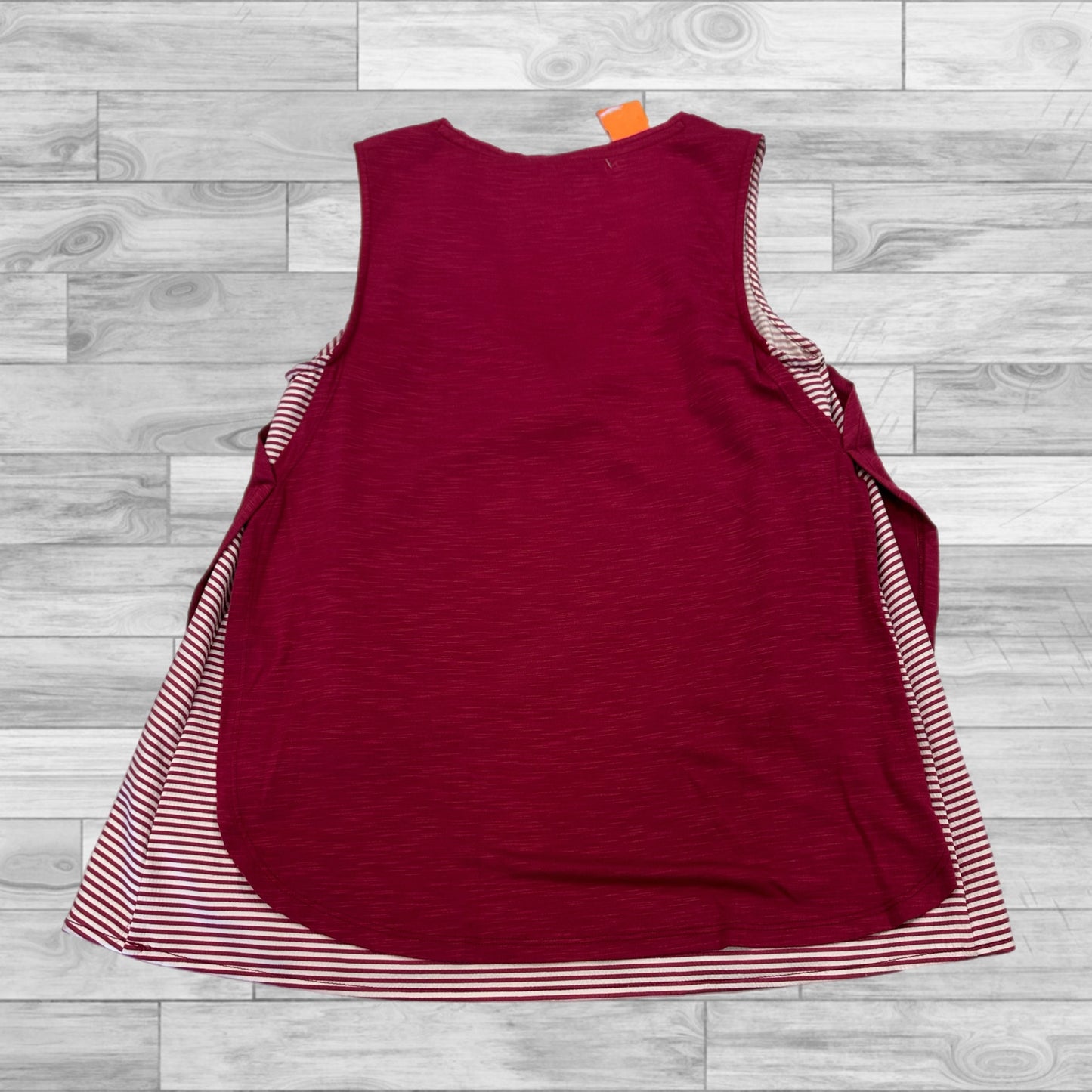 Top Sleeveless By Deletta In Red, Size: Xs