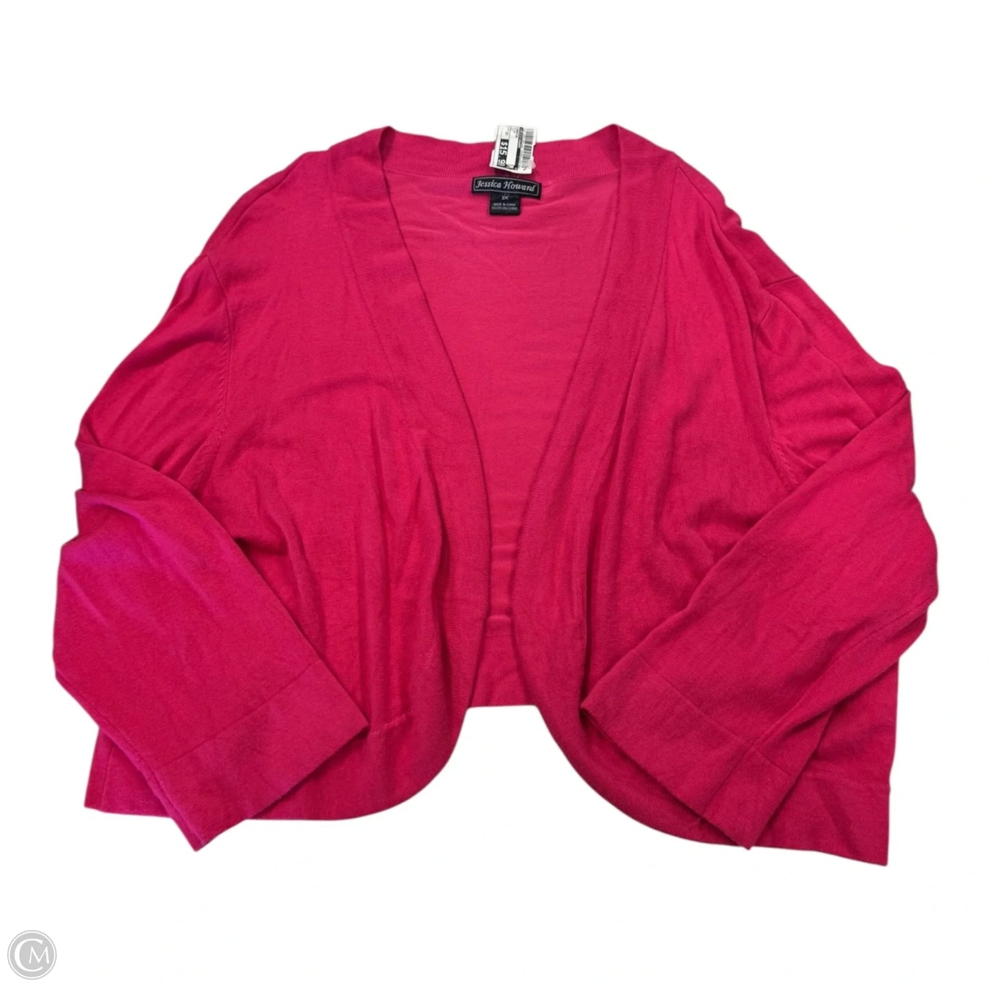 Cardigan By Jessica Howard In Pink, Size: 2x