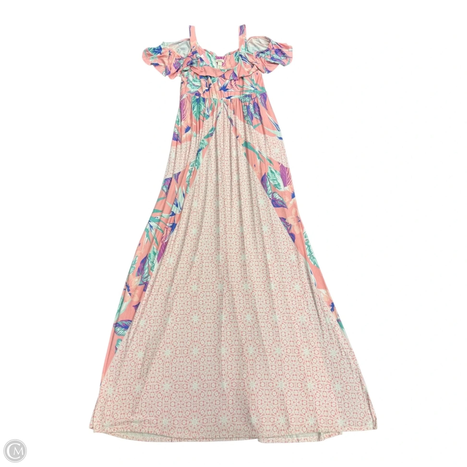 Dress Casual Maxi By Soma In Pink, Size: M Dress Casual Maxi By Soma In Pink, Size: M
