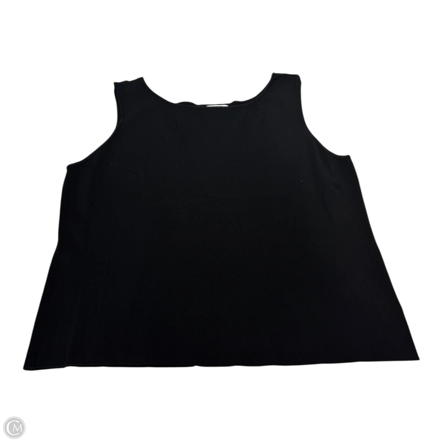 Top Sleeveless By Worthington In Black, Size: 3x