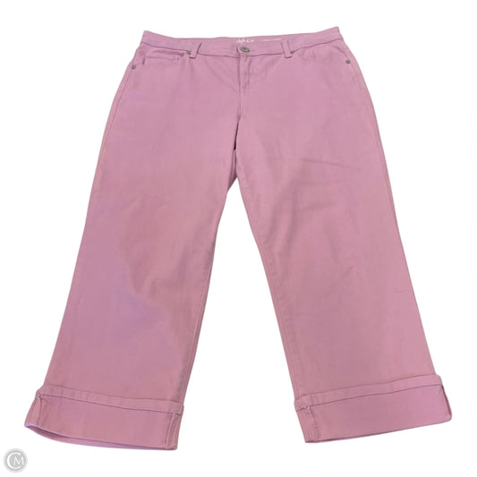 Capris By Style And Company In Pink, Size: 12