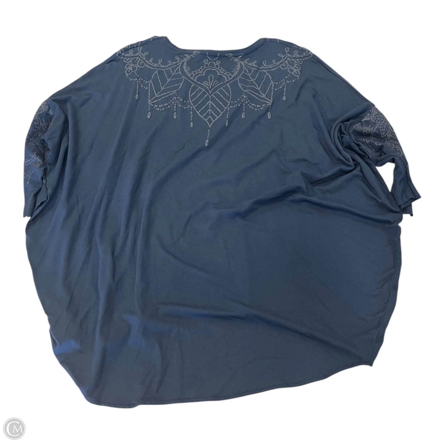 Top Short Sleeve By Desigual In Navy, Size: S