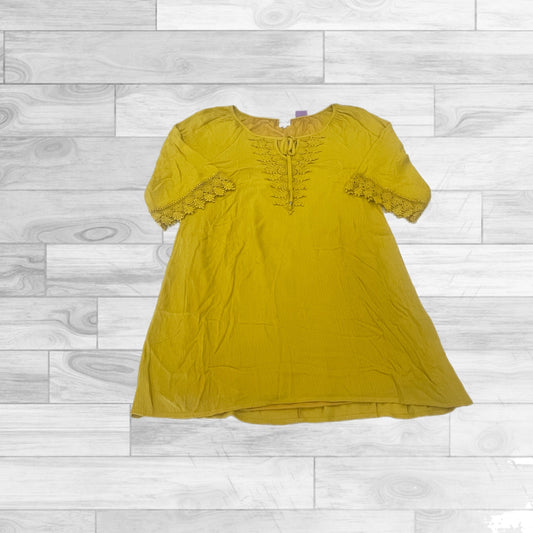 Yellow Dress Casual Short Naif, Size S