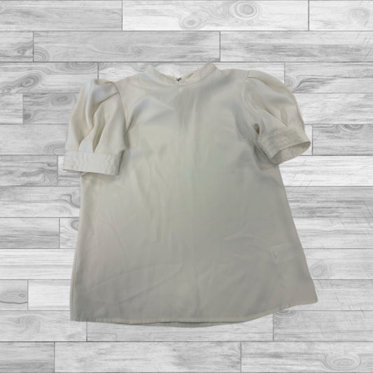 White Top Short Sleeve Express, Size Xs