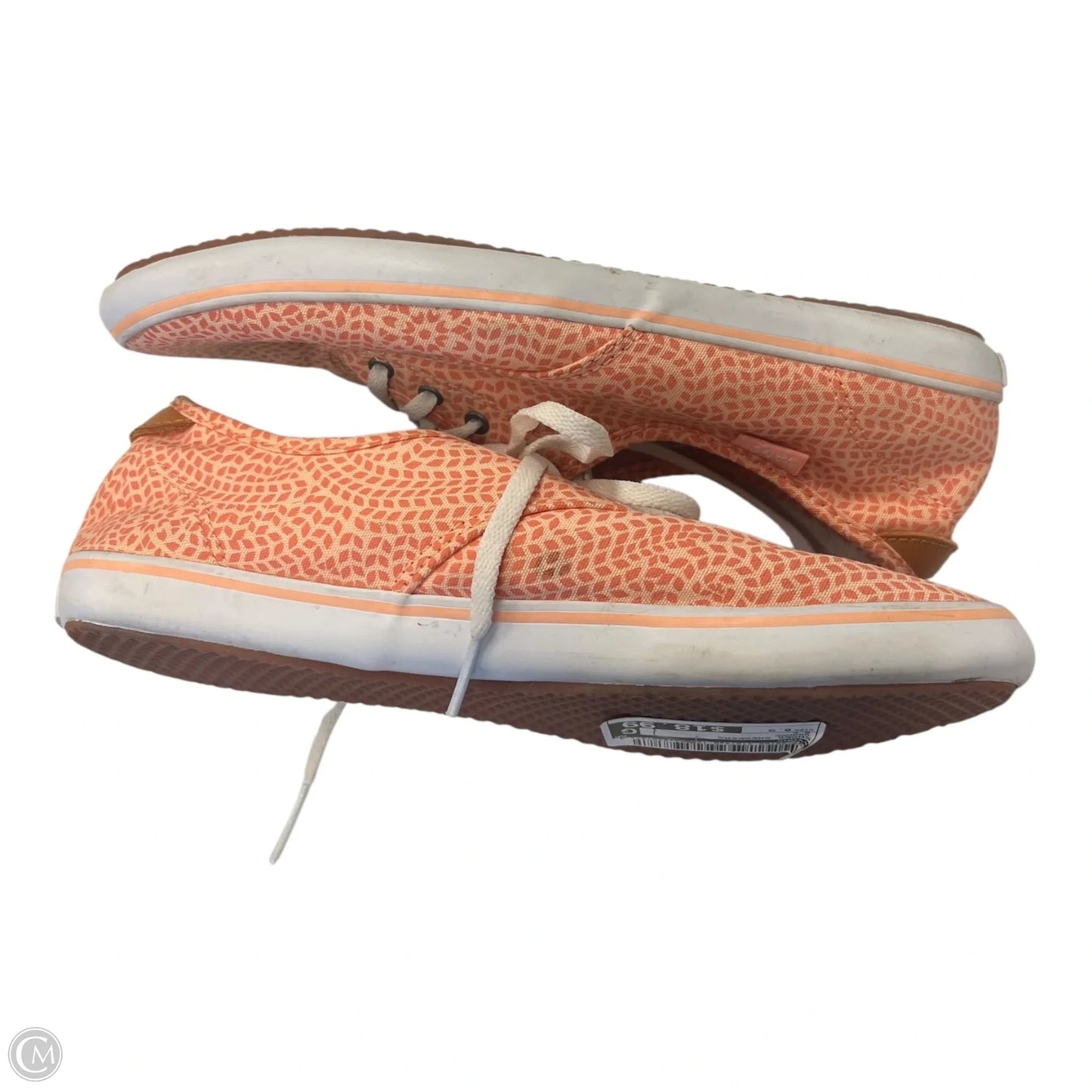 Shoes Sneakers By Vans In Orange, Size: 8.5