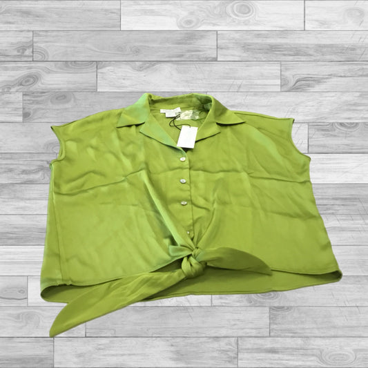 Top Short Sleeve By Rachel Zoe In Green, Size: S