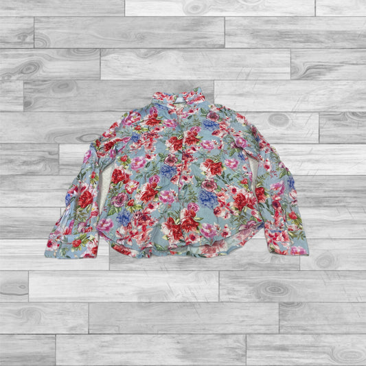 Top Long Sleeve By Cmc In Floral Print, Size: Xs