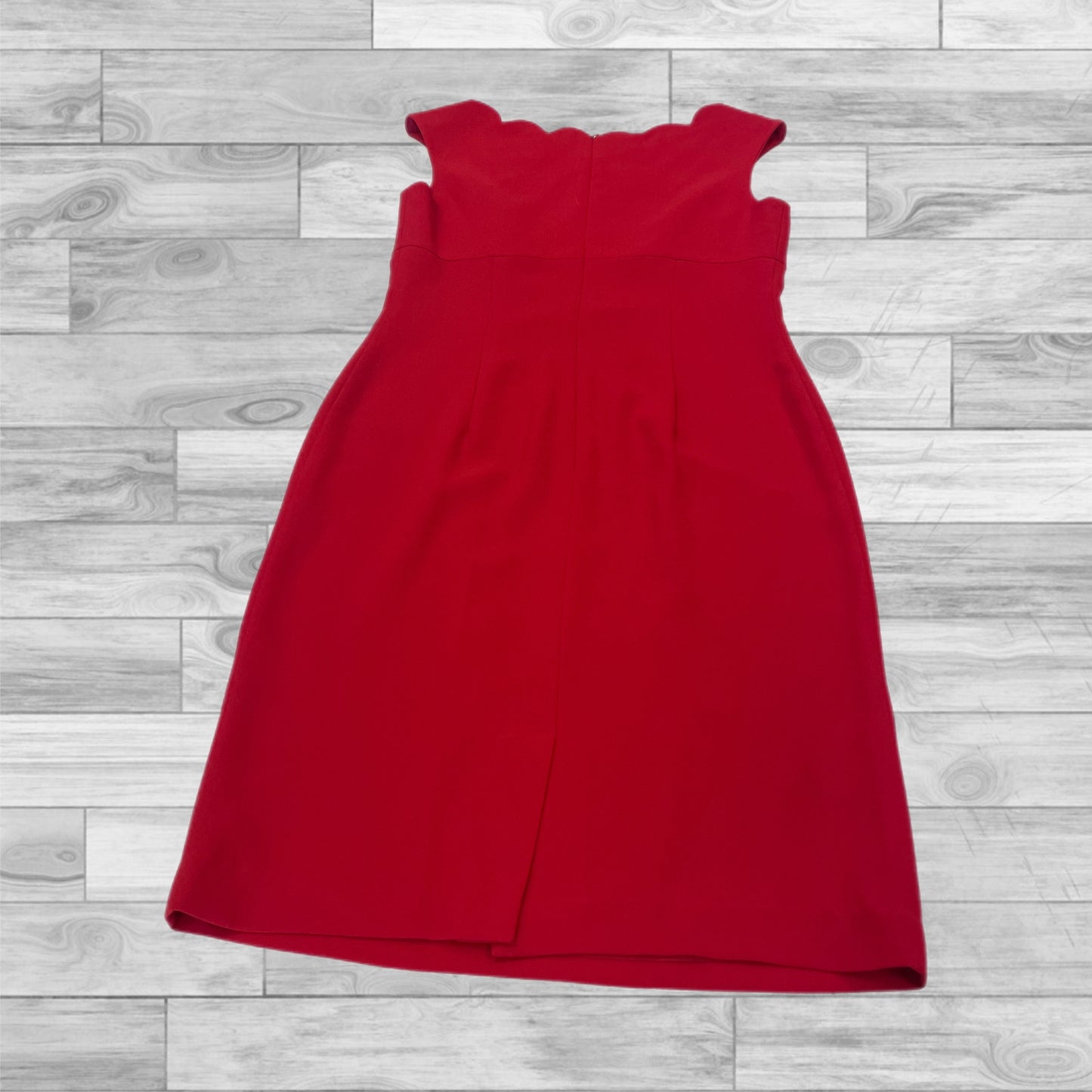 Dress Work By David Warren In Red, Size: 8
