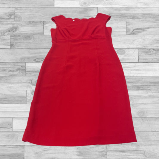 Dress Work By David Warren In Red, Size: 8
