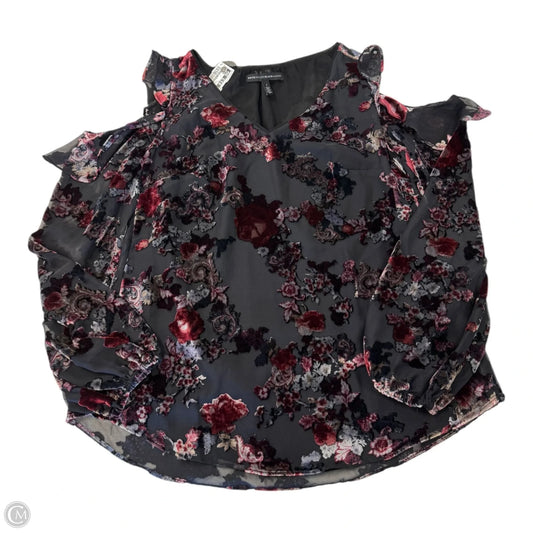 Top Long Sleeve By White House Black Market In Multi-colored, Size: 4