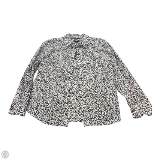 Top Long Sleeve By Talbots In Animal Print, Size: Sp
