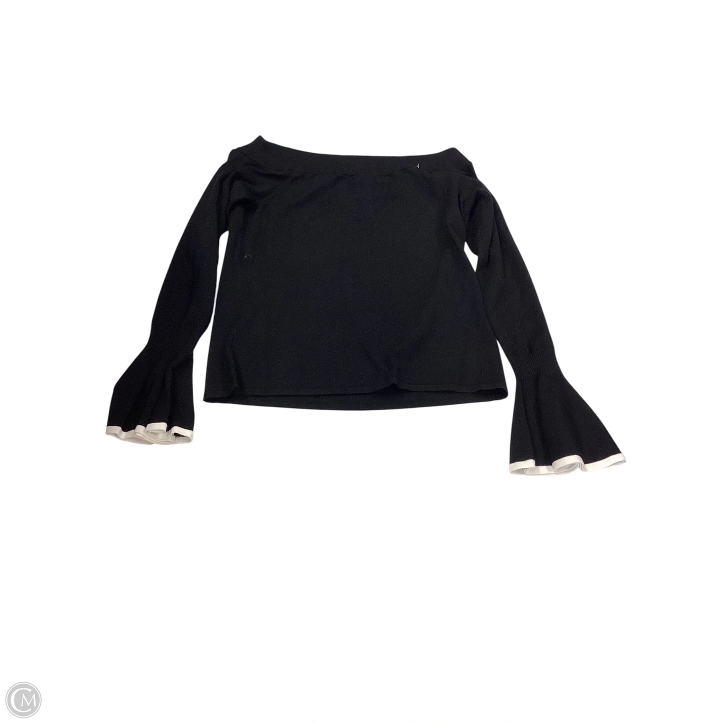 Top Long Sleeve By Marled In Black, Size: L