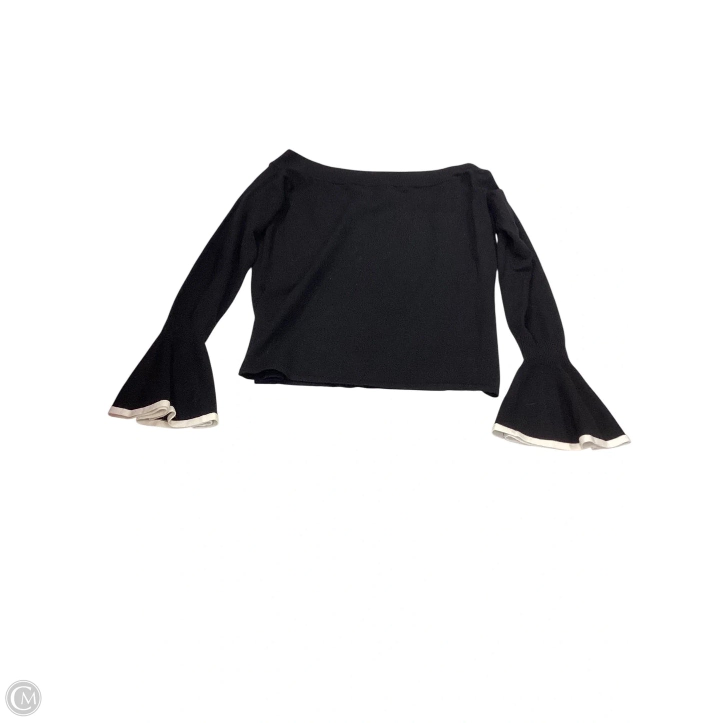 Top Long Sleeve By Marled In Black, Size: L