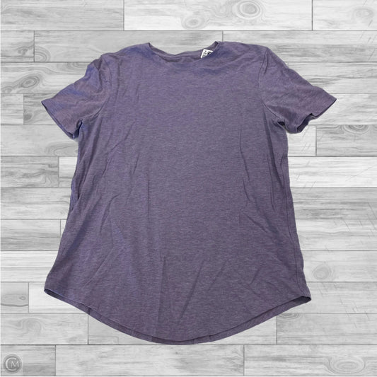 Top Short Sleeve Basic By Lululemon In Purple, Size: 4