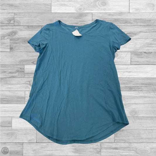 Top Short Sleeve Basic By Lululemon In Blue, Size: 6