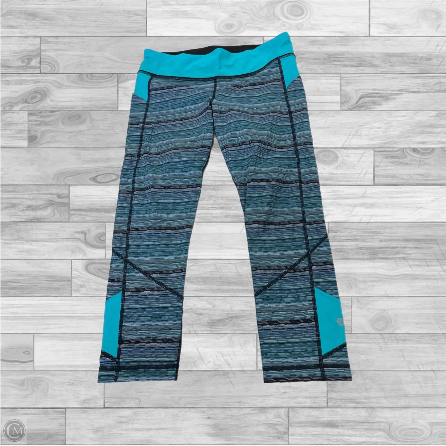 Athletic Leggings By Lululemon In Blue, Size: 10