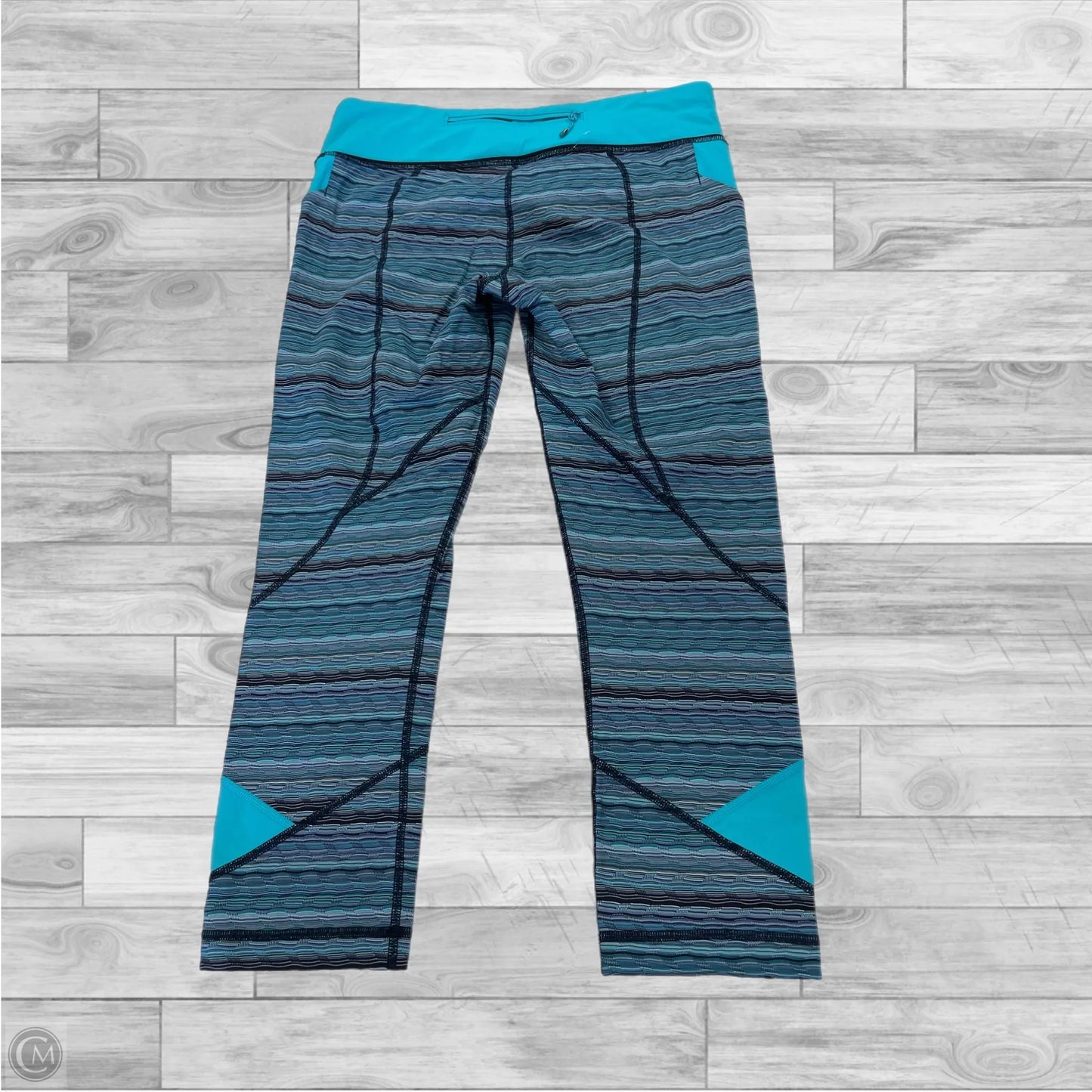 Athletic Leggings By Lululemon In Blue, Size: 10