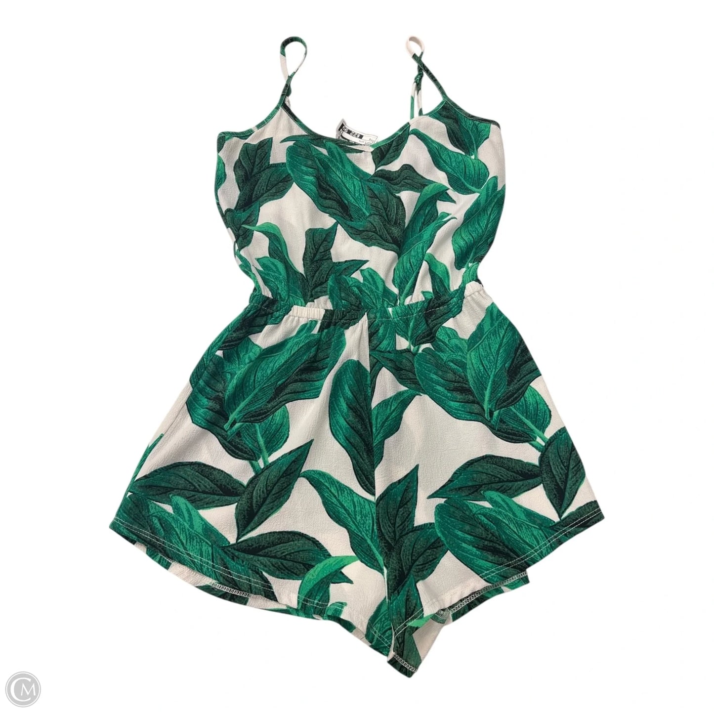 Romper By Show Me Your Mumu In Green & White, Size: S