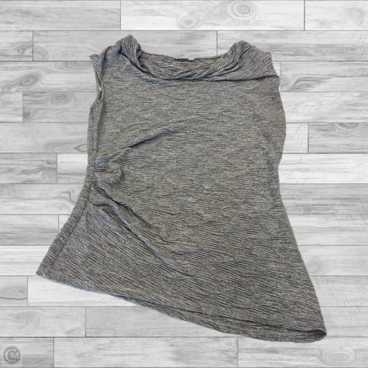 Top Sleeveless By Calvin Klein In Grey, Size: M