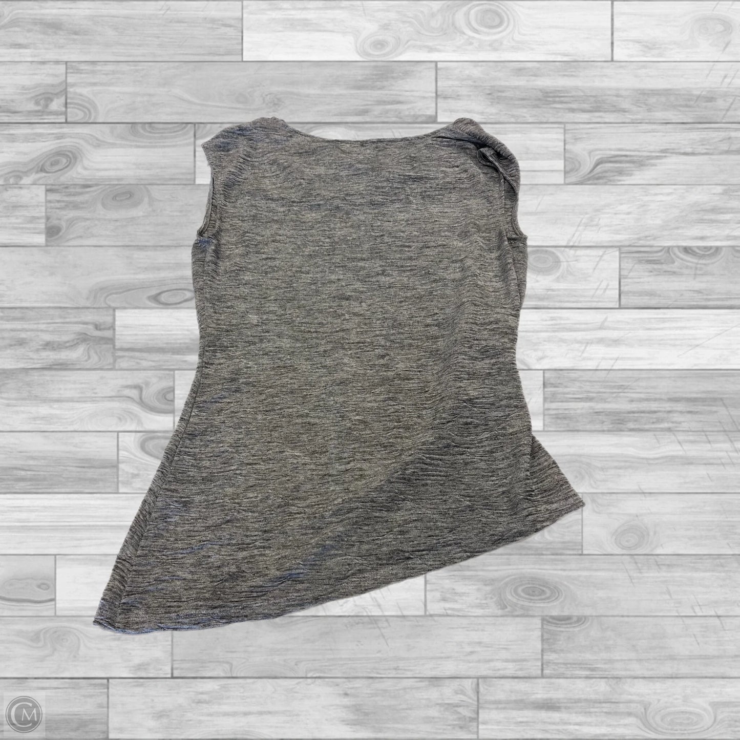 Top Sleeveless By Calvin Klein In Grey, Size: M