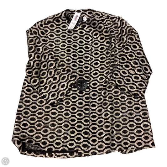 Jacket Other By Chicos In Black & Gold, Size: M