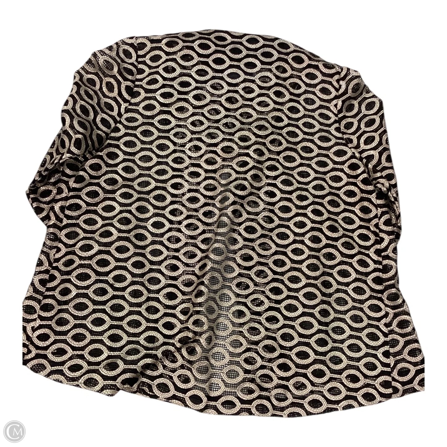 Jacket Other By Chicos In Black & Gold, Size: M