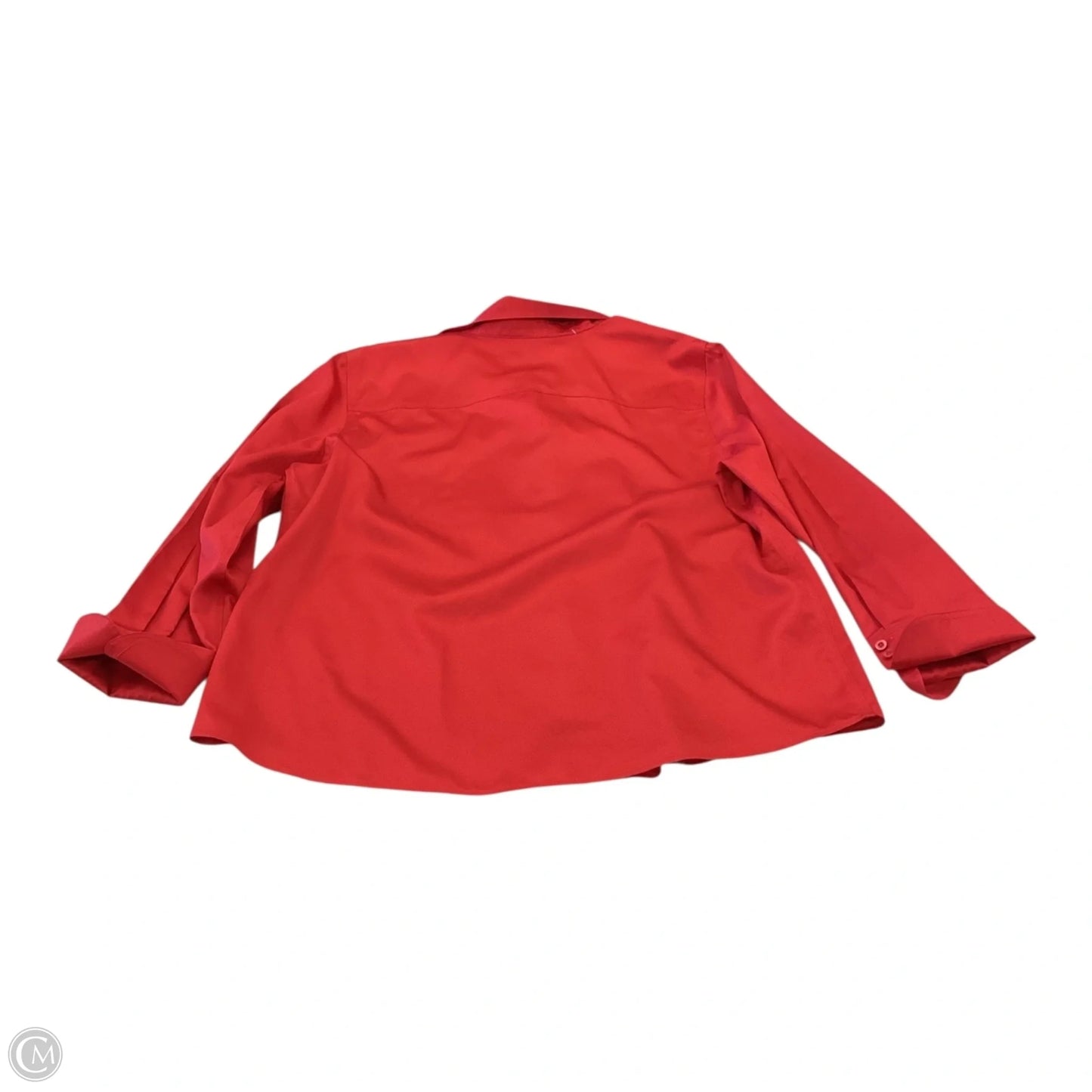 Top Long Sleeve By Chicos In Red, Size: 2