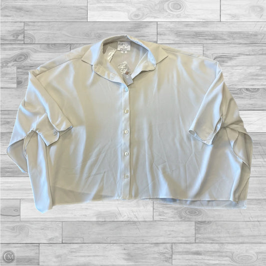 Top Short Sleeve By Chicos In White, Size: Xs