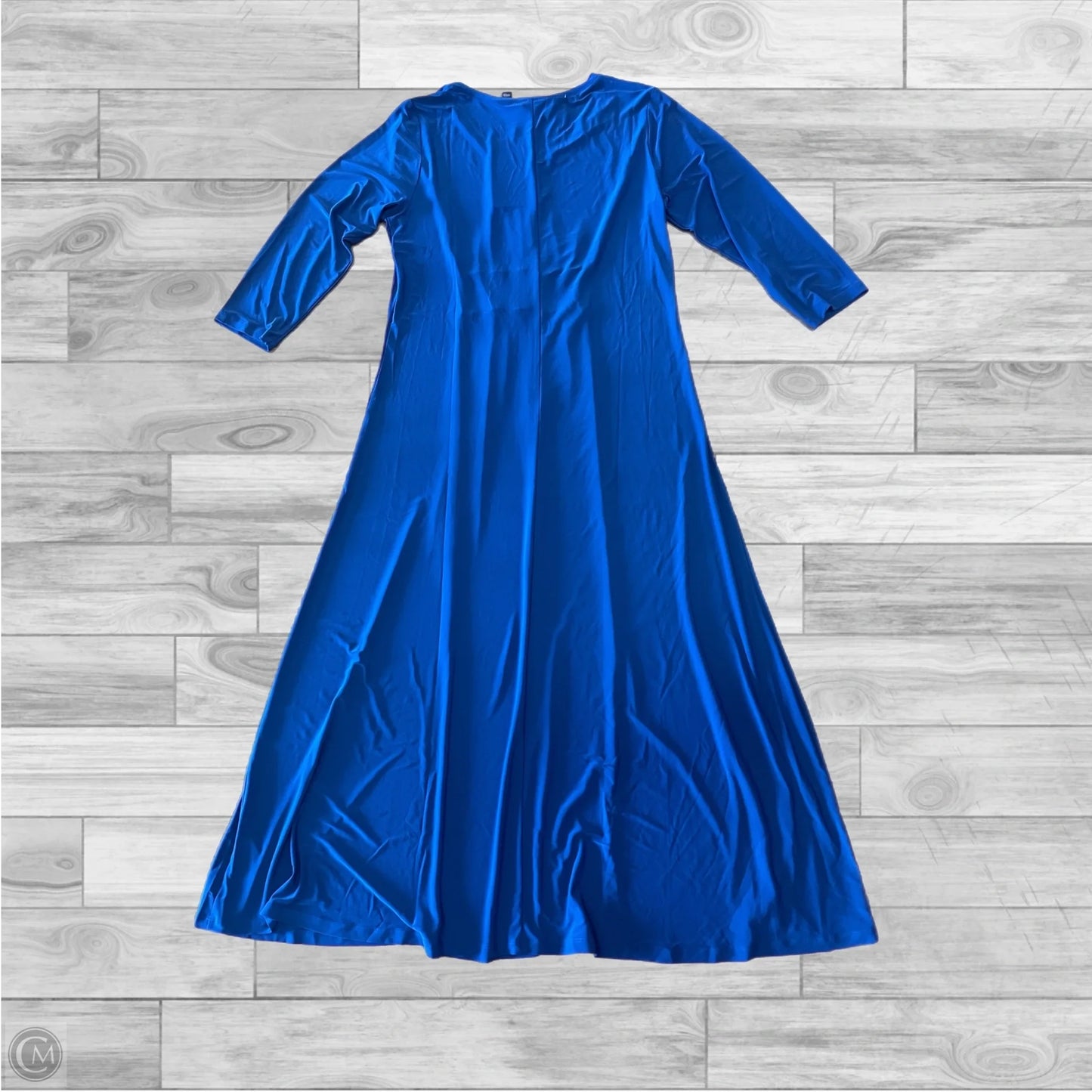 Dress Casual Maxi By Attitude In Blue, Size: L
